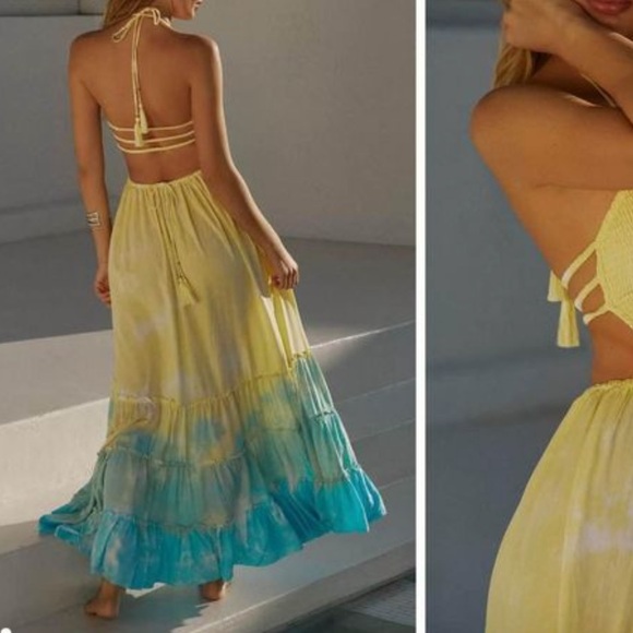 REVOLVE TIARE Hawaii New With Tags Naia Maxi Dress Small/Medium - Picture 9 of 9